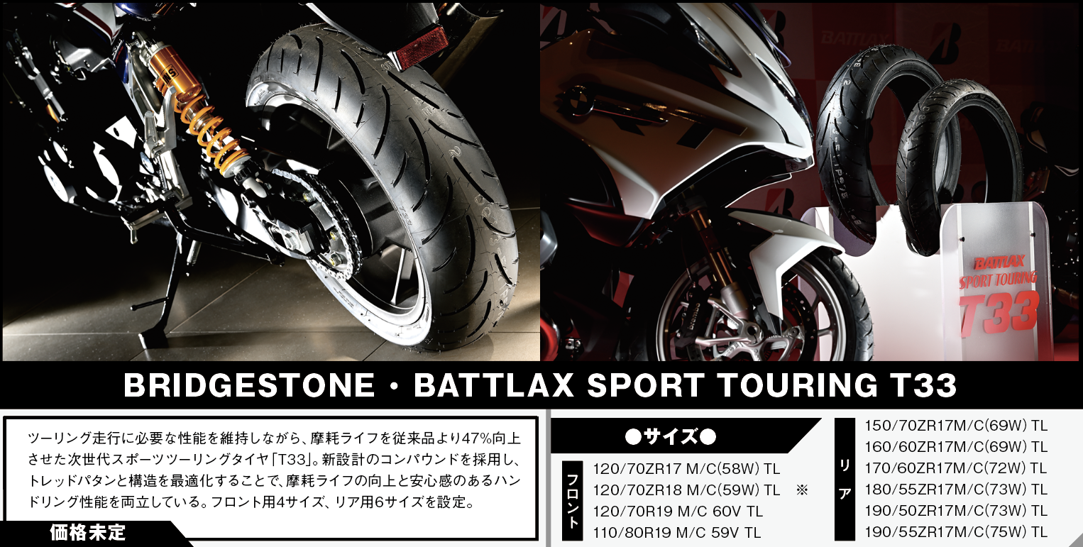 NEW GEAR INFORMATION ー ブリヂストン ー | BMWBIKES